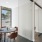 a room with a table and chairs
